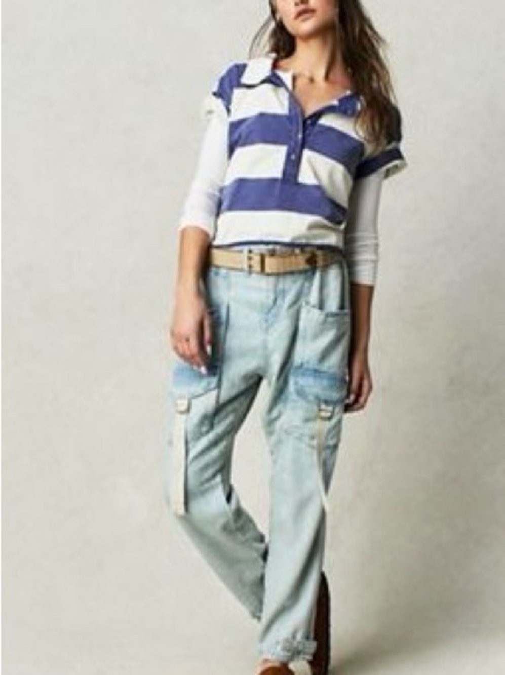 We The Free-  Hazel Pull on drop waist jeans